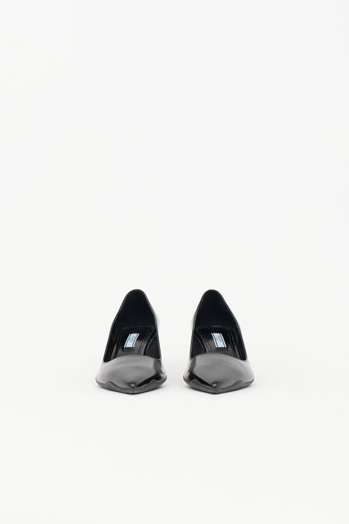 Prada 2018 Brushed Leather Pump