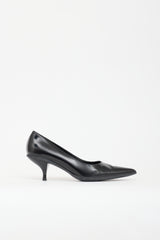 Prada Brushed Leather Pointed Pump