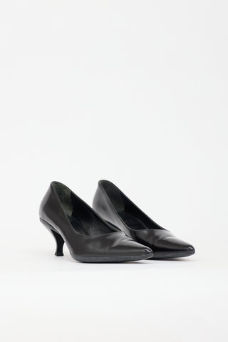 Prada Brushed Leather Pointed Pump