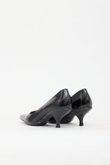 Prada Brushed Leather Pointed Pump