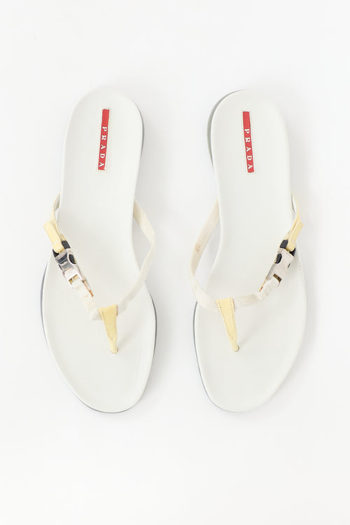 Prada Buckle Slide