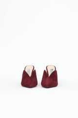 Prada Suede Pointed Toe Mule