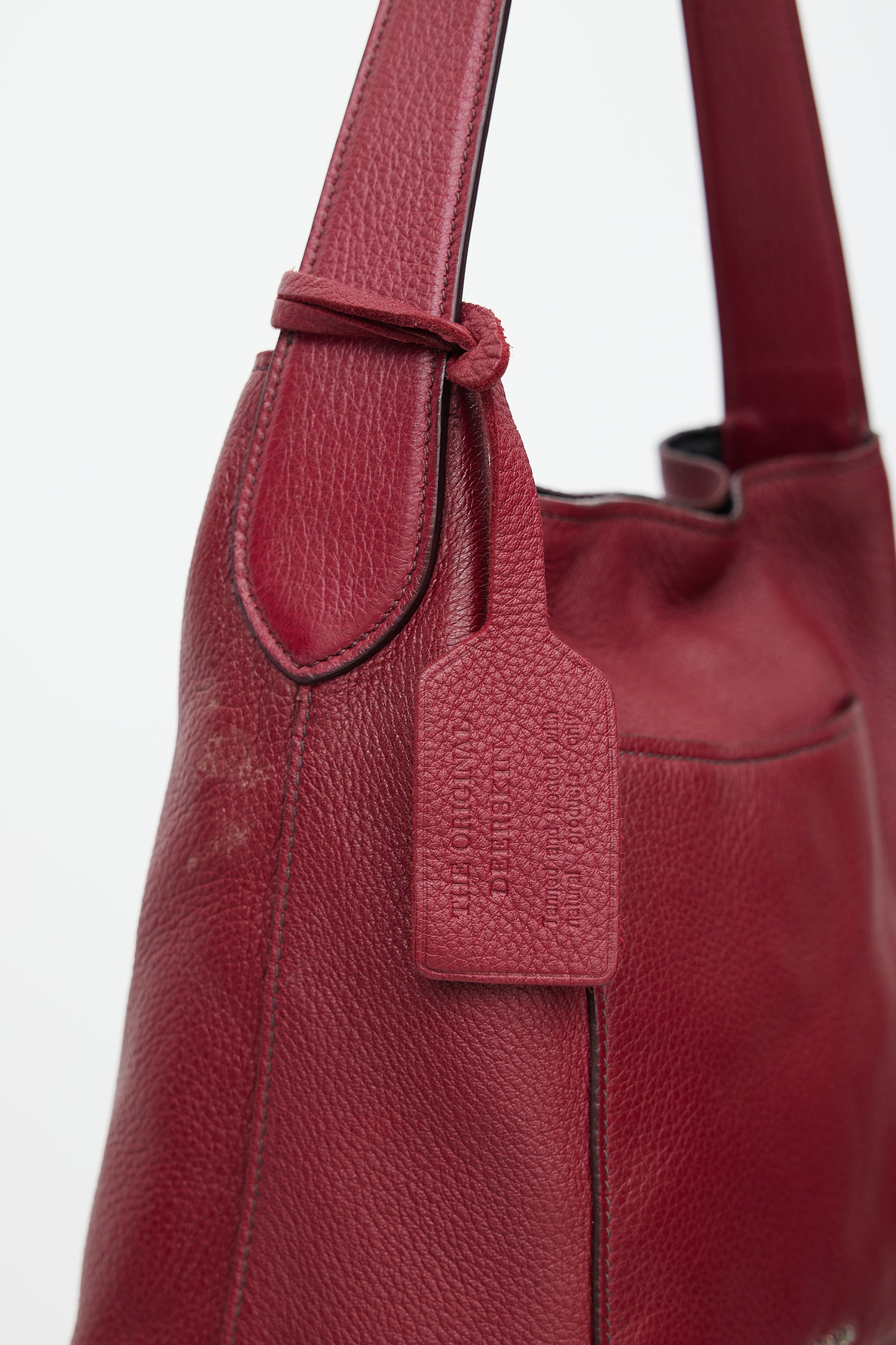 Prada // Pink Leather Studded Shoulder Bag – VSP Consignment