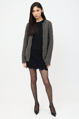 Prada Cable Knit Cardigan