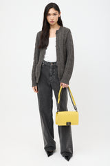 Prada Cable Knit Cardigan