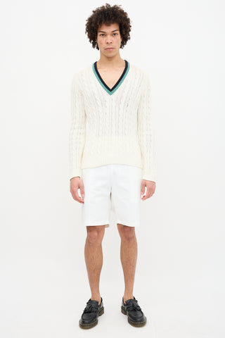 Prada Cable Knit Sweater
