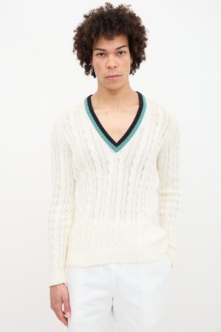 Prada Cable Knit Sweater