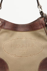Prada Canapa Logo Shoulder Bag