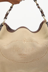 Prada Canapa Logo Shoulder Bag
