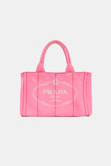 Prada Canvas Small Canapa Tote Bag
