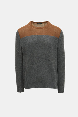 Prada Cashmere Colour Block Sweater
