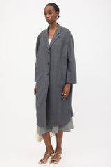 Prada Cashmere & Wool Single Breasted Coat