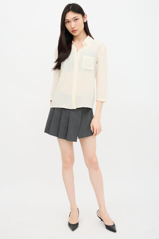 Prada Chiffon Shirt