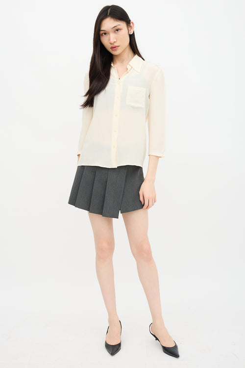 Prada Chiffon Shirt