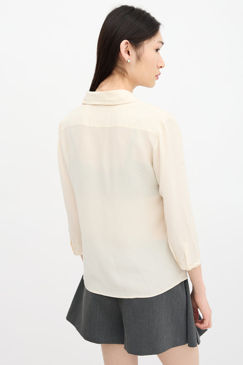 Prada Chiffon Shirt