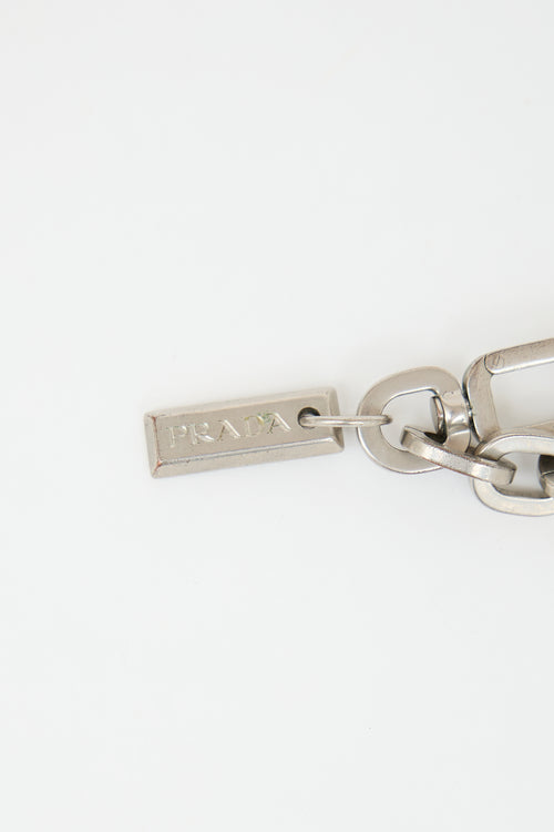 Prada Chunky Chain Link Necklace