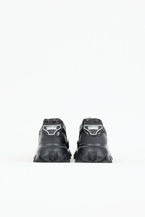 Prada Sequin Cloudbust Thunder Sneaker