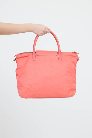 Nylon Convertible Tote Bag