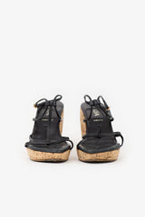 Prada Cork Wedge Sandal