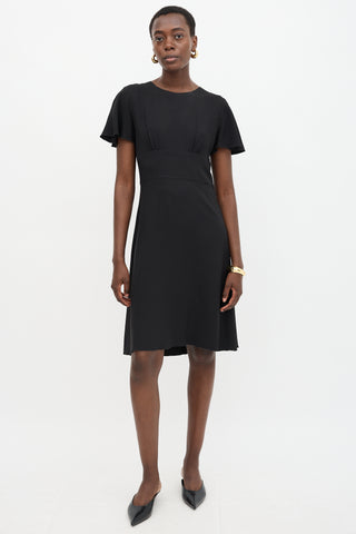Prada Crepe Midi Dress