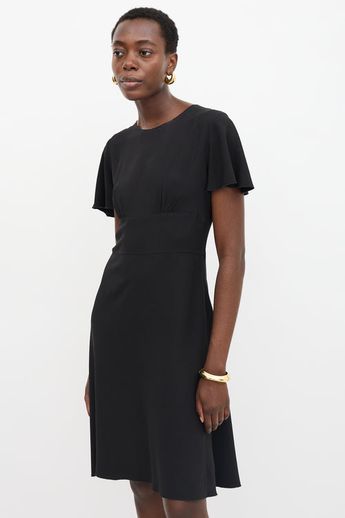 Prada Crepe Midi Dress