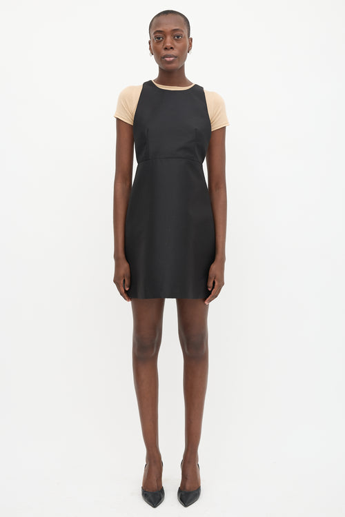 Prada Criss Cross Pinafore Dress