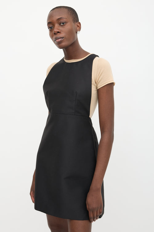 Prada Criss Cross Pinafore Dress