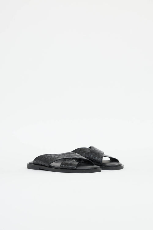 Prada Criss Cross Slide
