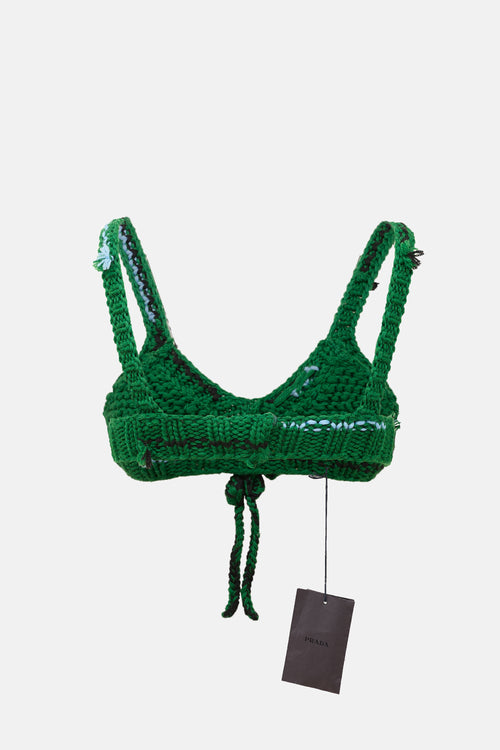 Prada FW 2017 Knit Bralette Top