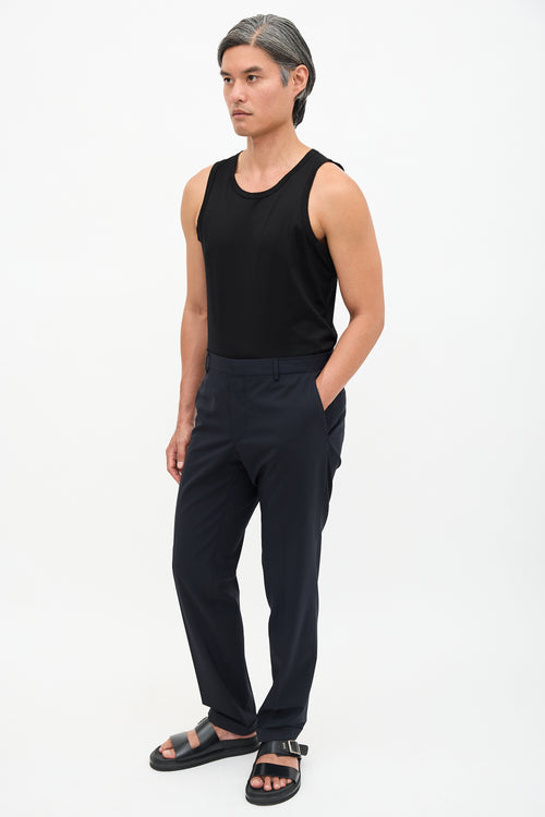 Prada Cuffed Straight Leg Trouser