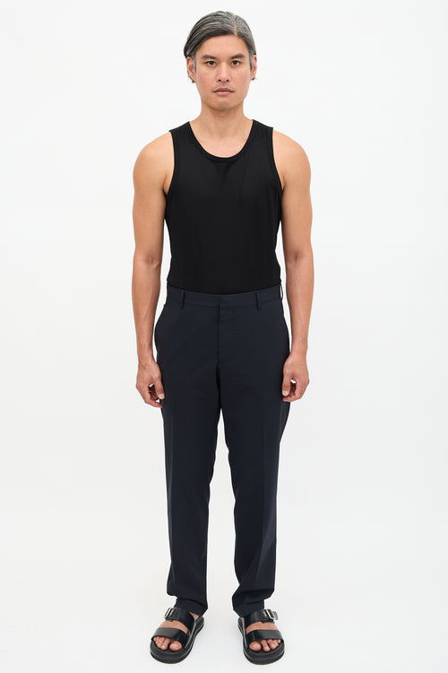 Prada Cuffed Straight Leg Trouser