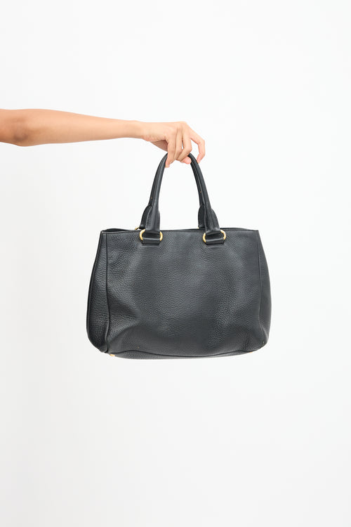 Prada Daino Leather Tote Bag