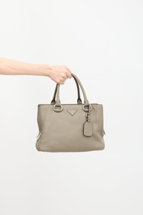 Prada Daino Leather Tote Bag