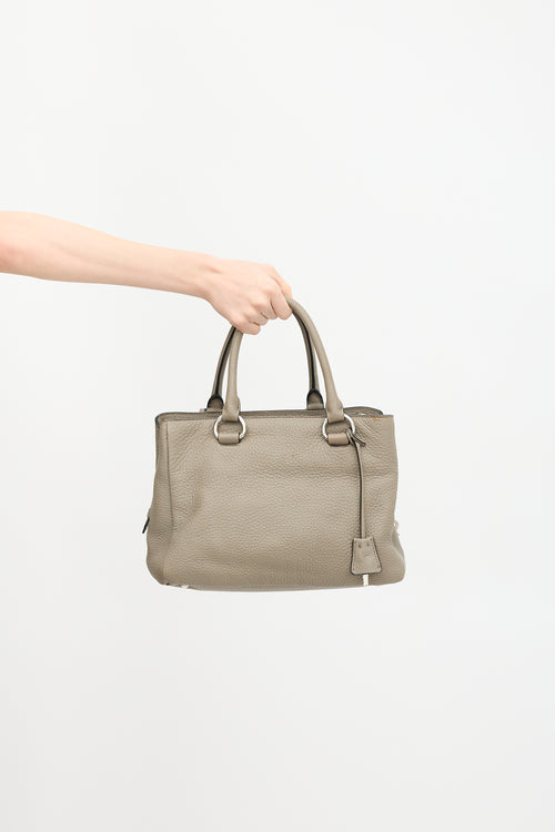 Prada Daino Leather Tote Bag