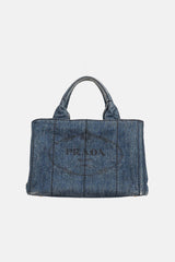 Prada Denim Canapa Tote Bag