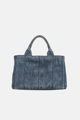 Prada Denim Canapa Tote Bag