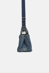 Prada Denim Canapa Tote Bag
