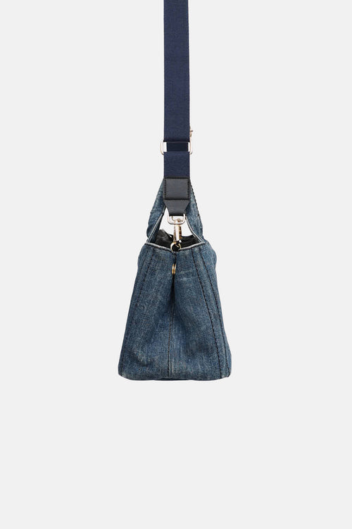 Prada Denim Canapa Tote Bag