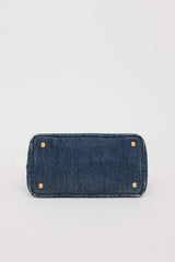 Prada Denim Canapa Tote Bag