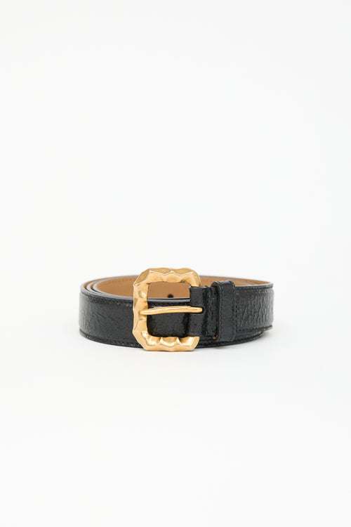 Prada Distressed Leather Belt