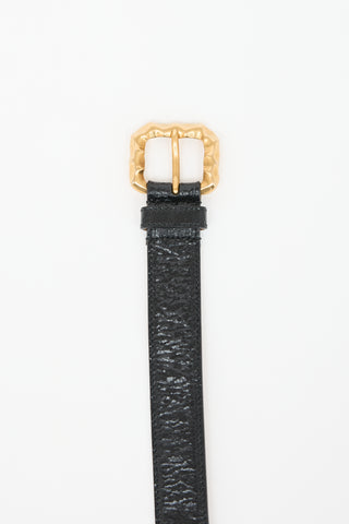 Prada Distressed Leather Belt