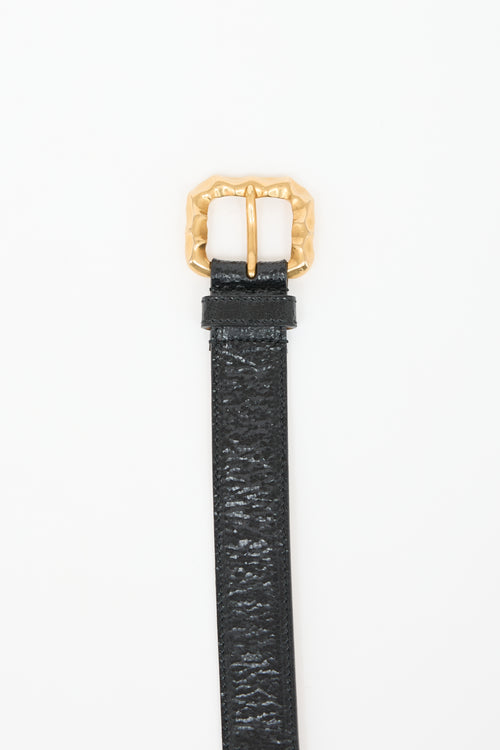Prada Distressed Leather Belt