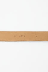 Prada Distressed Leather Belt