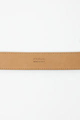Prada Distressed Leather Belt