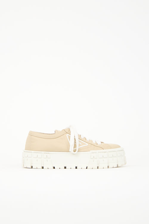 Prada Double Wheel Re-Nylon Sneaker