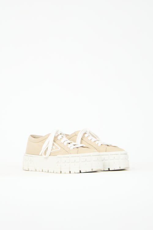 Prada Double Wheel Re-Nylon Sneaker