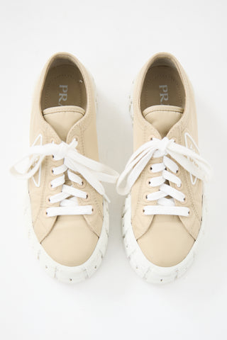 Prada Double Wheel Re-Nylon Sneaker