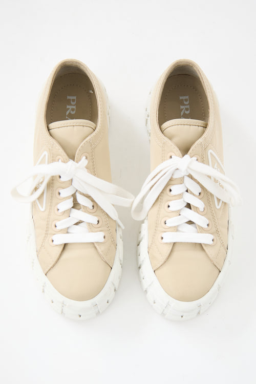 Prada Double Wheel Re-Nylon Sneaker