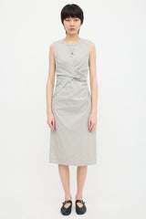 Prada Draped Midi Dress