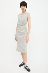 Prada Draped Midi Dress